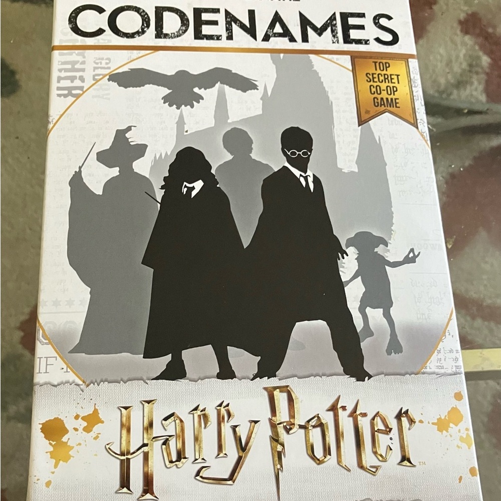 Warner Bros. Codenames Game - Black and Gold